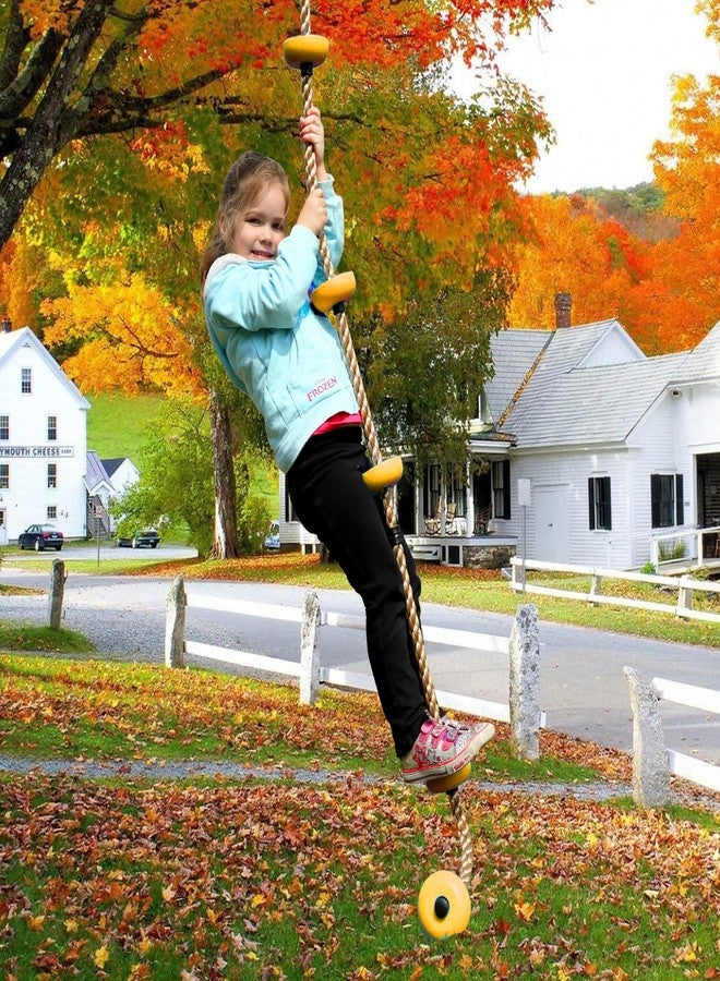 Toy Park Plastic Knot Rope/Kids Climbing Rope with 5 Plastic Knots Ideal for Tree Houses and Climbing Frames (Yellow) - Image 5